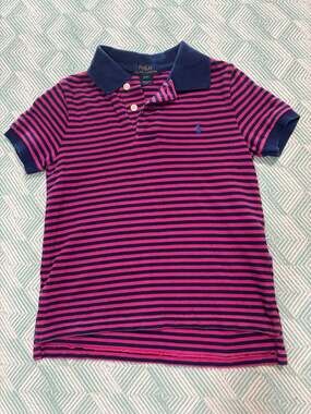 Polo Ralph Lauren Boys Striped Polo Shirt Size 4/4T